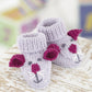 Knitting Pattern 4586 - BABY BOOTIES IN SNUGGLY BABY BAMBOO DK