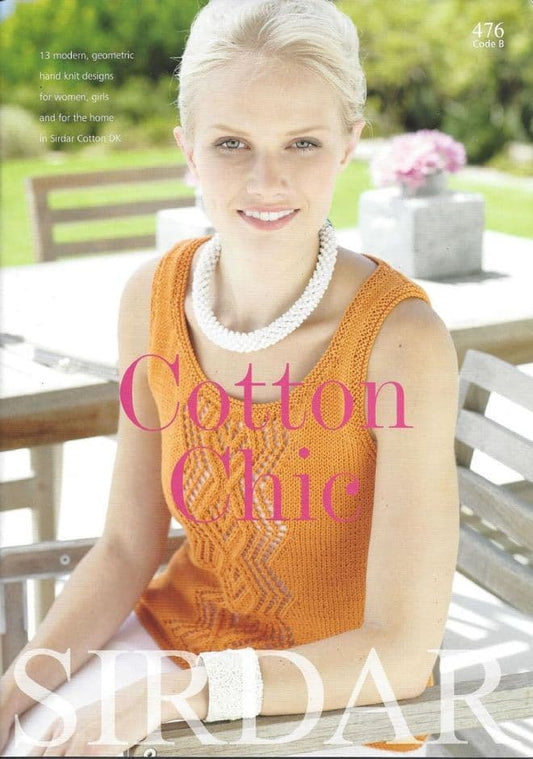 Knitting Pattern Book 476 - Cotton Chic DK