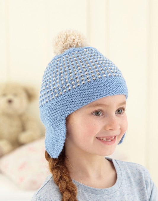 Knitting Pattern 4818 - BABY HATS IN SNUGGLY DK