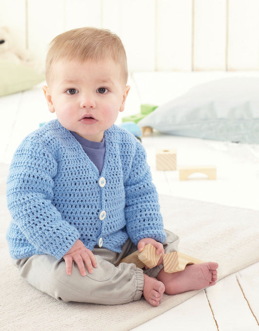 Crochet Pattern 4860 - BABY & YOUNGER CHILDREN'S CARDIGANS IN SNUGGLY DK