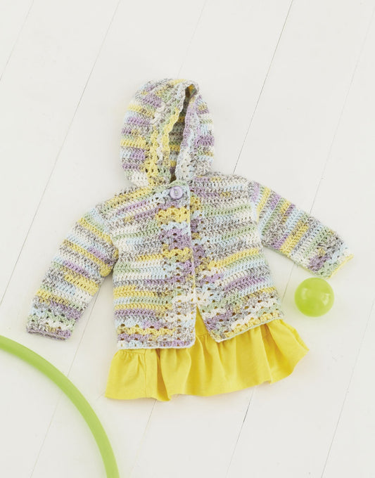 Crochet Pattern 4871 - BABY JACKET & BLANKET IN SNUGGLY CROFTER DK