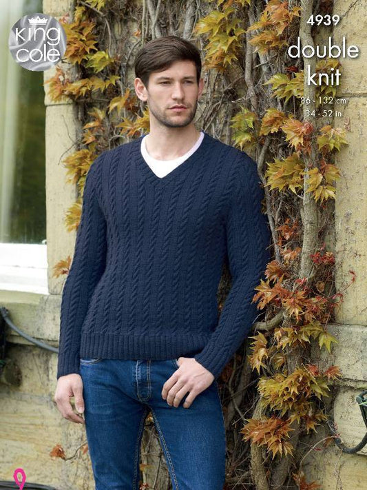 Knitting Pattern 4939 - Cricket Slipover and Sweater