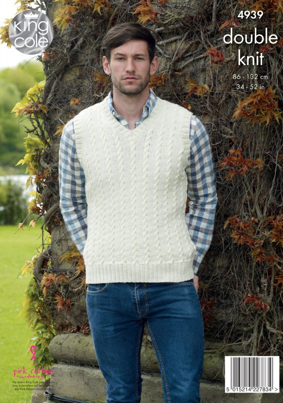 Knitting Pattern 4939 - Cricket Slipover and Sweater