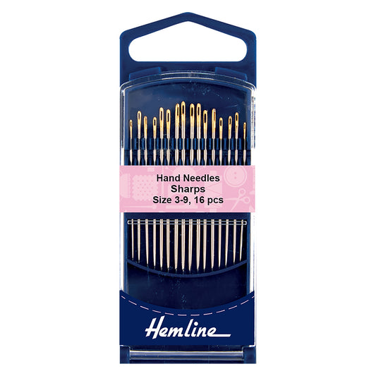 HAND NEEDLES - SHARPS - Size 3-9  / 16 pieces
