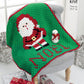 Knitting Pattern 5117 - Christmas Corner to Corner Blanket & Snowman Amigurumi Crocheted in Pricewise DK & Dollymix DK