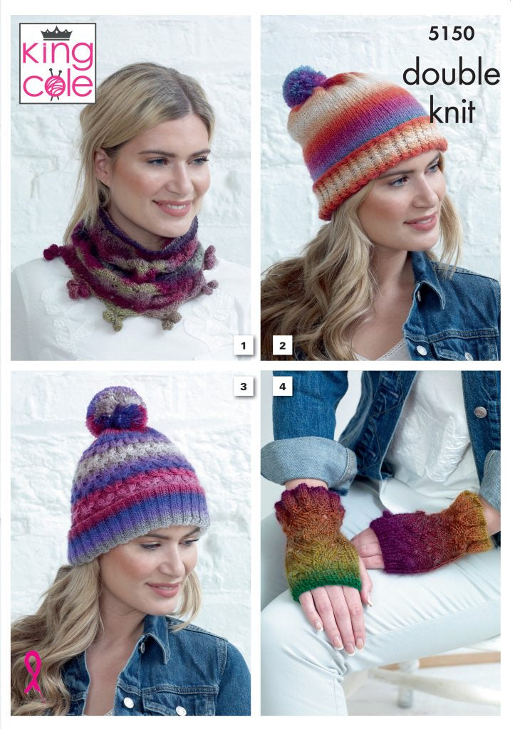 Knitting Pattern 5150 - Apparel Accessories Knitted in Riot DK