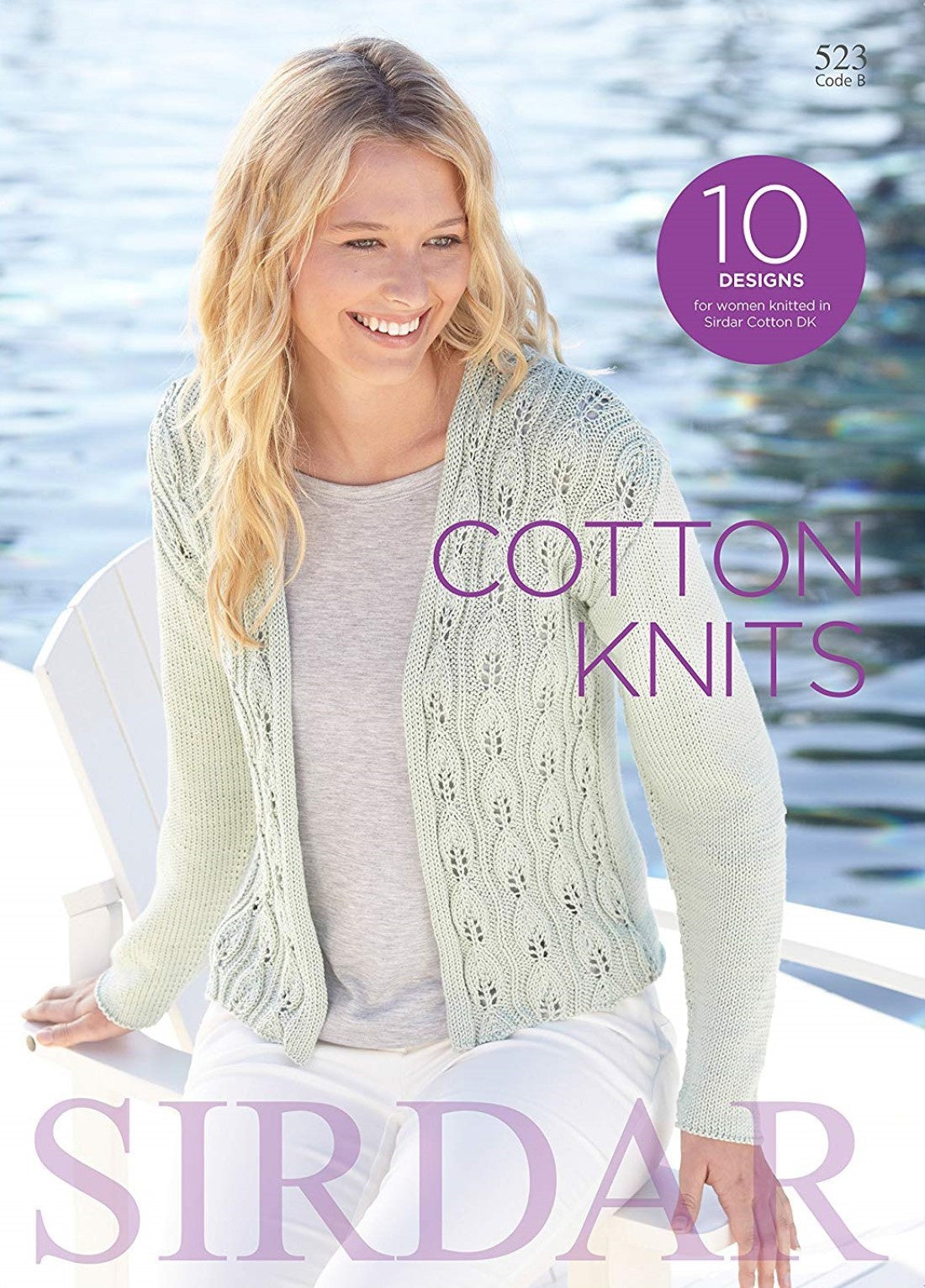 Knitting Pattern Book - No 523 - Cotton knits in DK