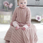Knitting Pattern 5238 - Cardigans, Blanket & Hat Knitted in Baby Glitz DK