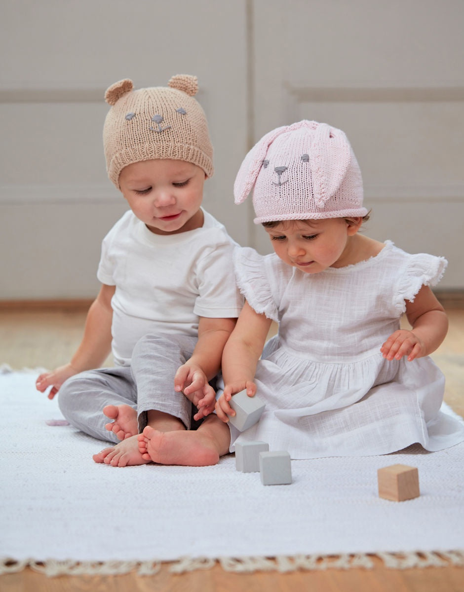 Knitting Pattern 5274 - BABY HATS IN SNUGGLY 100% COTTON