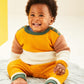 PDF - Knitting Pattern 5491 - BABY COLOUR BLOCK TOP AND TROUSERS IN SNUGGLY DK