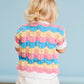 Knitting Pattern 5502 - CATCHING WAVES CARDIGAN IN SNUGGLY DK