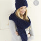 Knitting Pattern 5533 - Hats, Scarf & Cowl Knitted in Big Value BIG