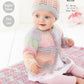Knitting Pattern 5588 - Blanket, Matinee Coat, Cardigan & Hat Knitted in Beaches DK