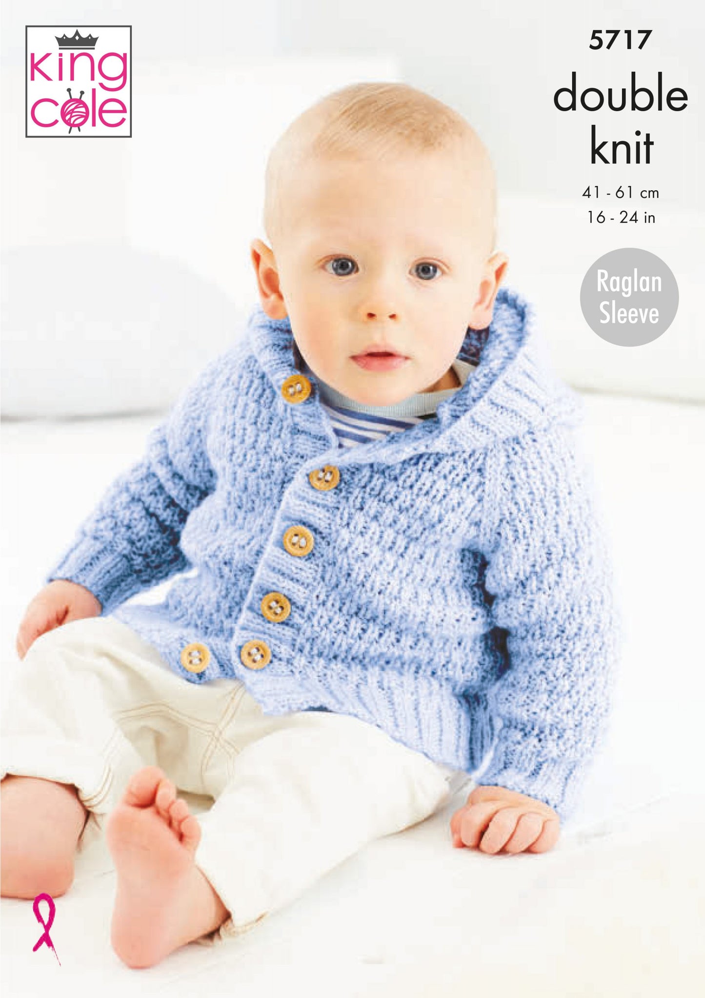 Knitting Pattern 5717 - Textured Coats Knitted in Big Value Baby DK with a Twist