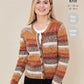 Knitting Pattern 5739 - Cardigan & Waistcoat Knitted in Bramble DK