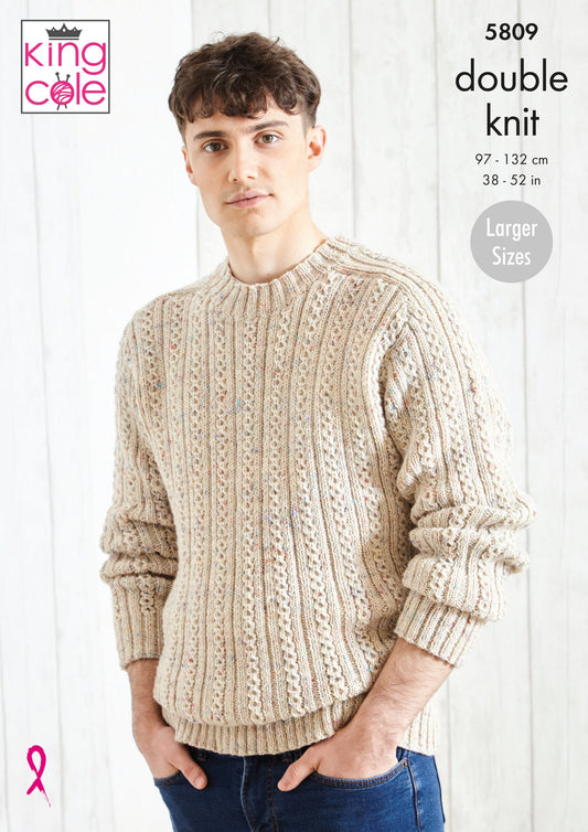 Knitting Pattern 5809 - Sweaters: Knitted in Merino DK