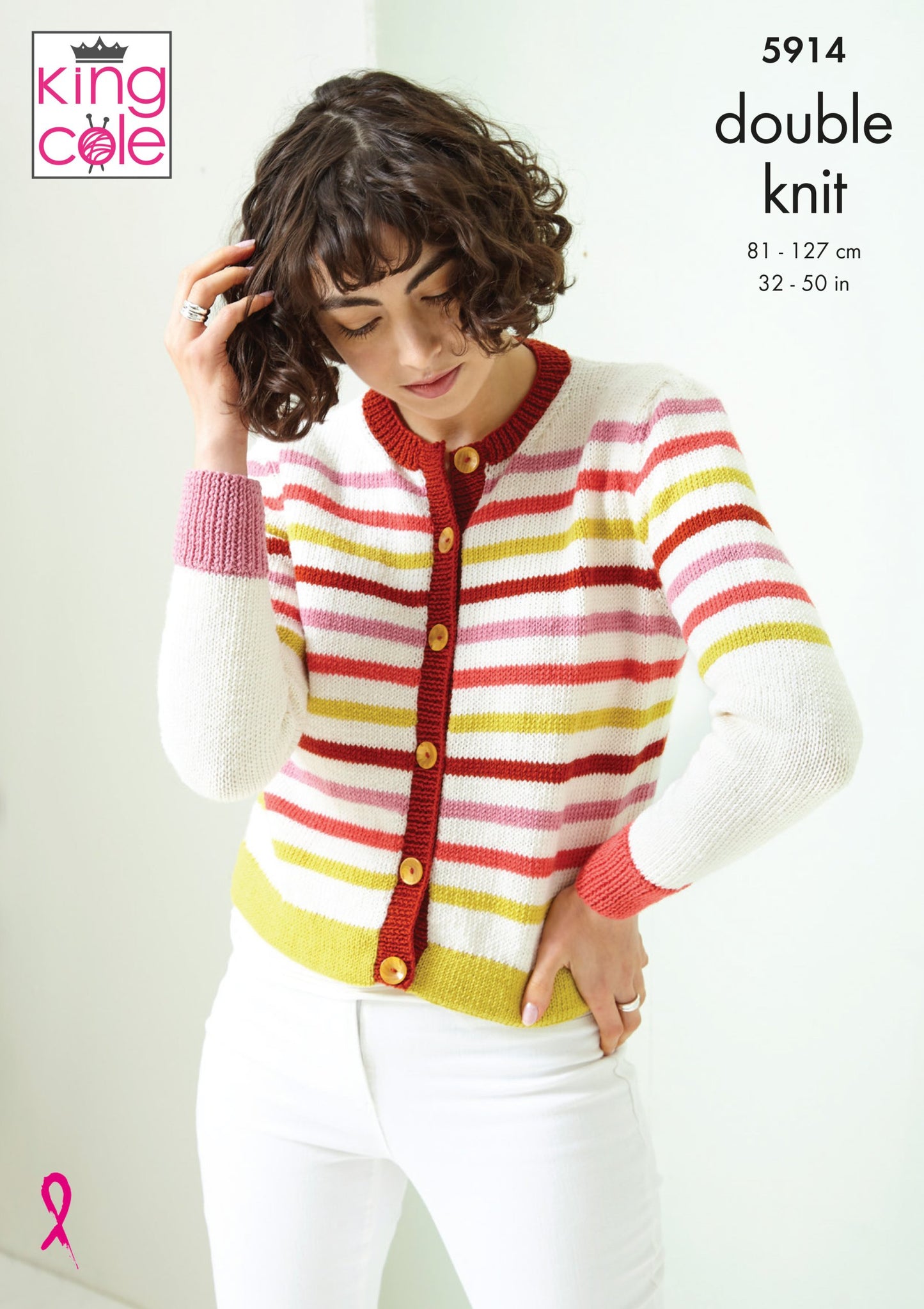 Knitting Pattern 5914 - Sweater & Cardigan Knitted in Luxury Merino DK