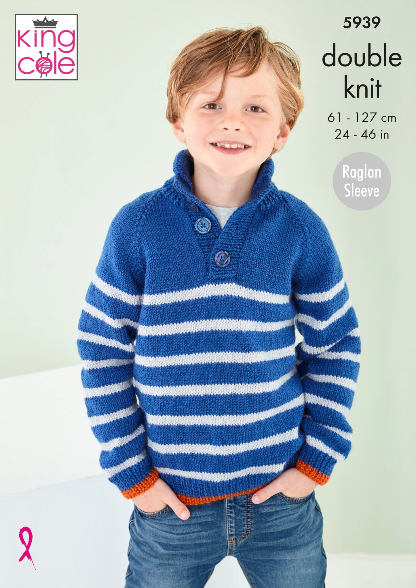 Knitting Pattern 5939 - Sweaters: Knitted in King Cole Pricewise DK