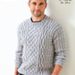 Knitting Pattern 5951 - Sweaters: Knitted In King Cole Fashion Aran