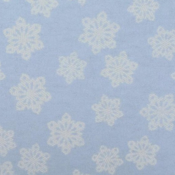 BRUSHED COTTON BLUE FLOWERY