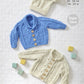 Knitting Pattern 6015 - Cardigans & Hat Knitted in Comfort Aran