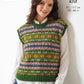 Knitting Pattern 6019 - Sleeveless Tops Knitted in Luxury Merino DK