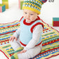 Crochet Pattern 6044 - Modern Baby Set Crocheted in King Cole Cherished DK