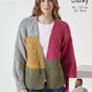 Knitting Pattern 6063 - Cardigan & Sweater Knitted in Celestial Super Chunky