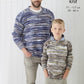 Knitting Pattern 6081 - Sweaters Knitted in Camouflage DK