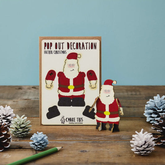 Pop Out Card - Father Christmas