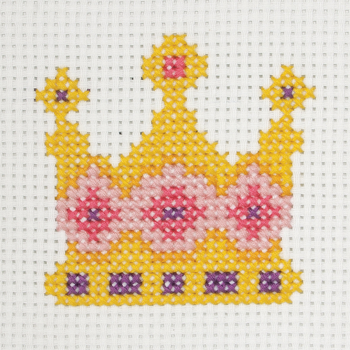 1st KIT - COUNTED CROSS STITCH - CROWN