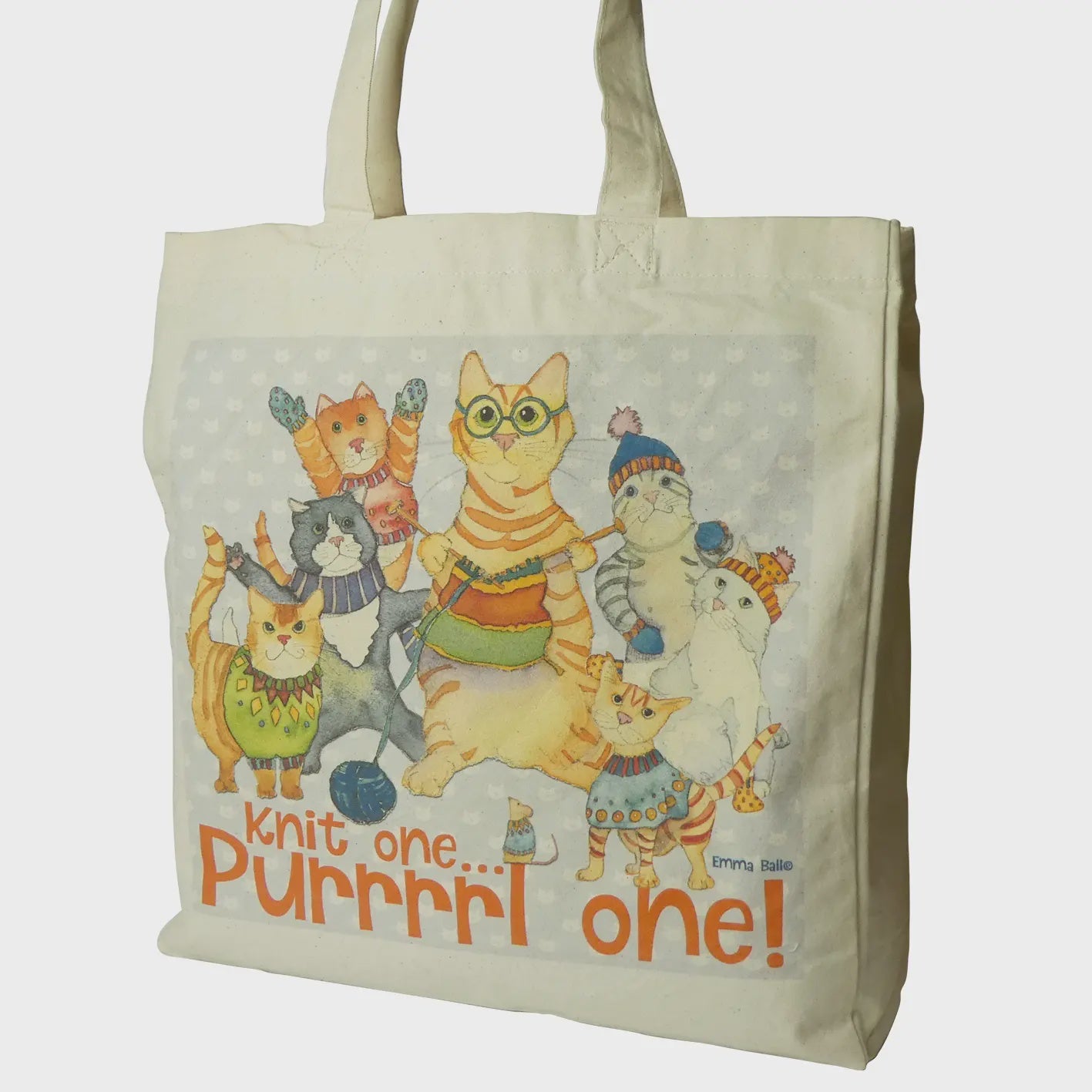 COTTON CANVAS BAG - Purrrl One