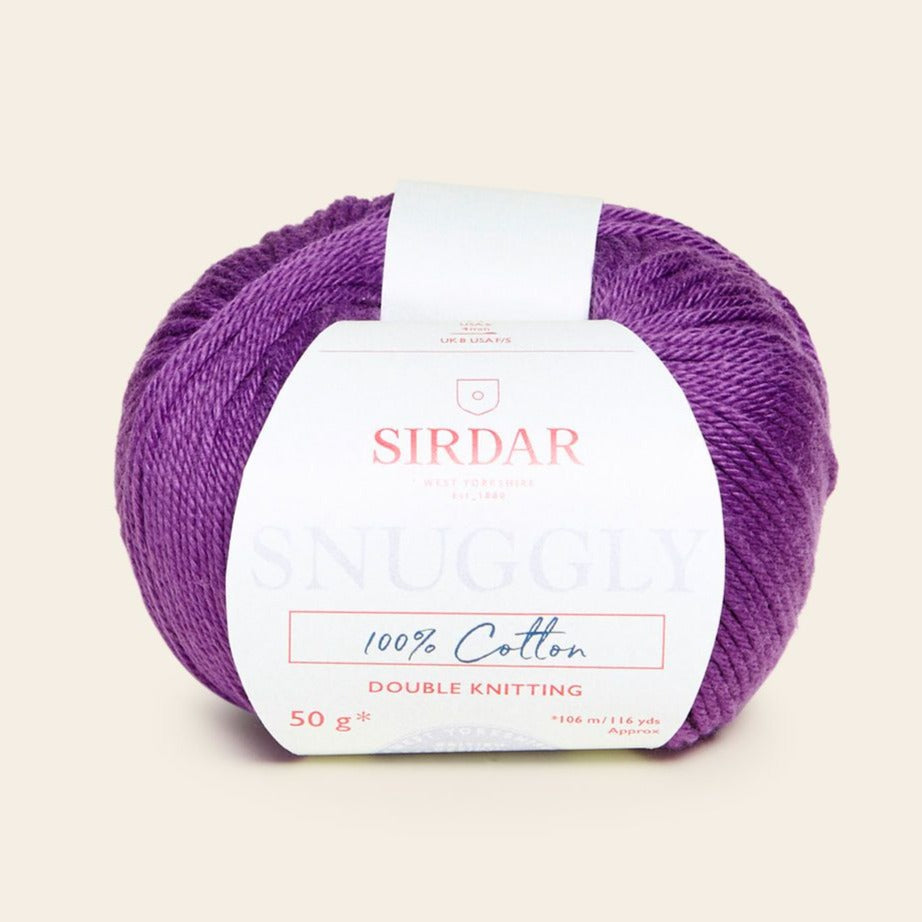 SNUGGLY 100% COTTON DK 50g - More colours available