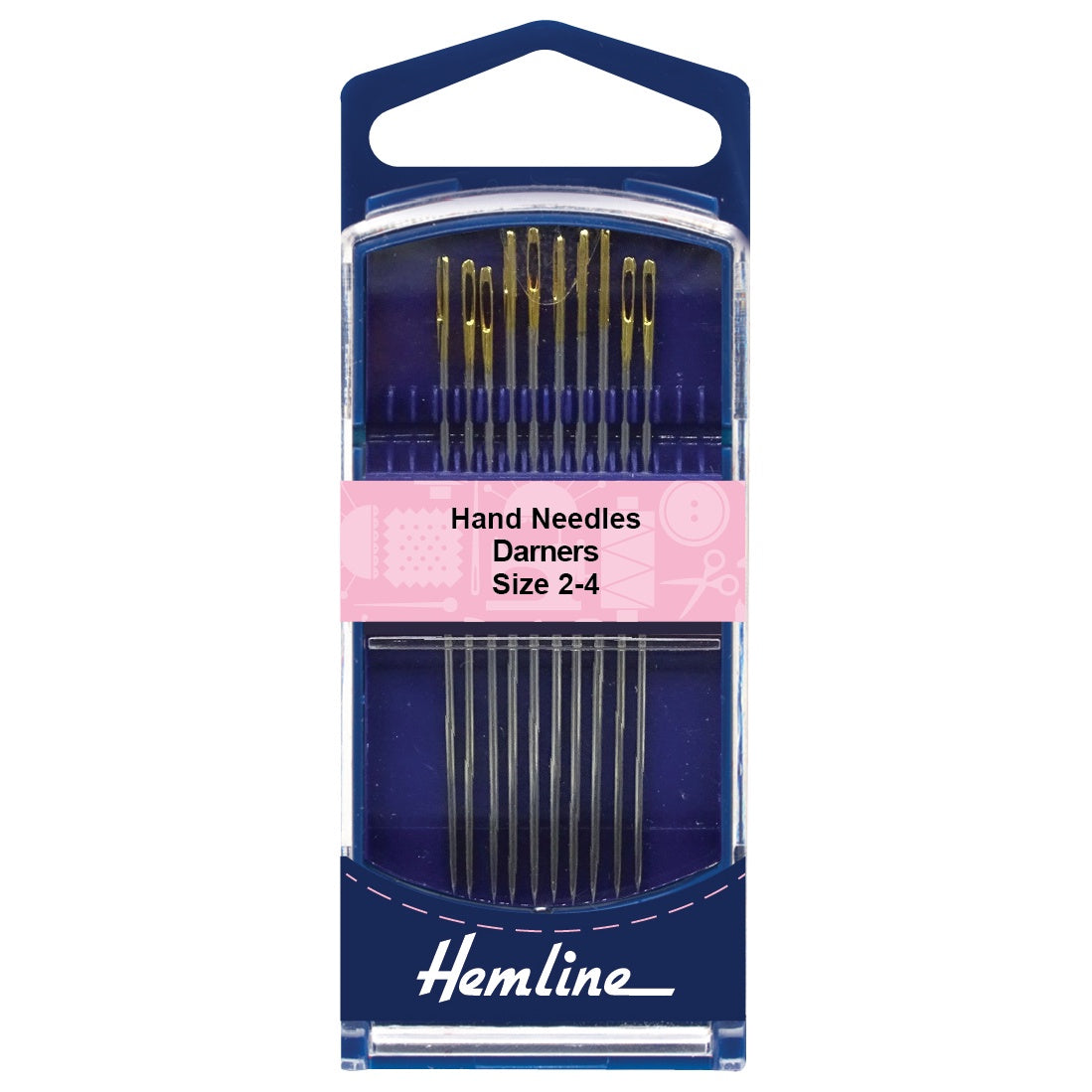 HAND NEEDLES - DARNERS - Size 2-4 - 10 Pieces