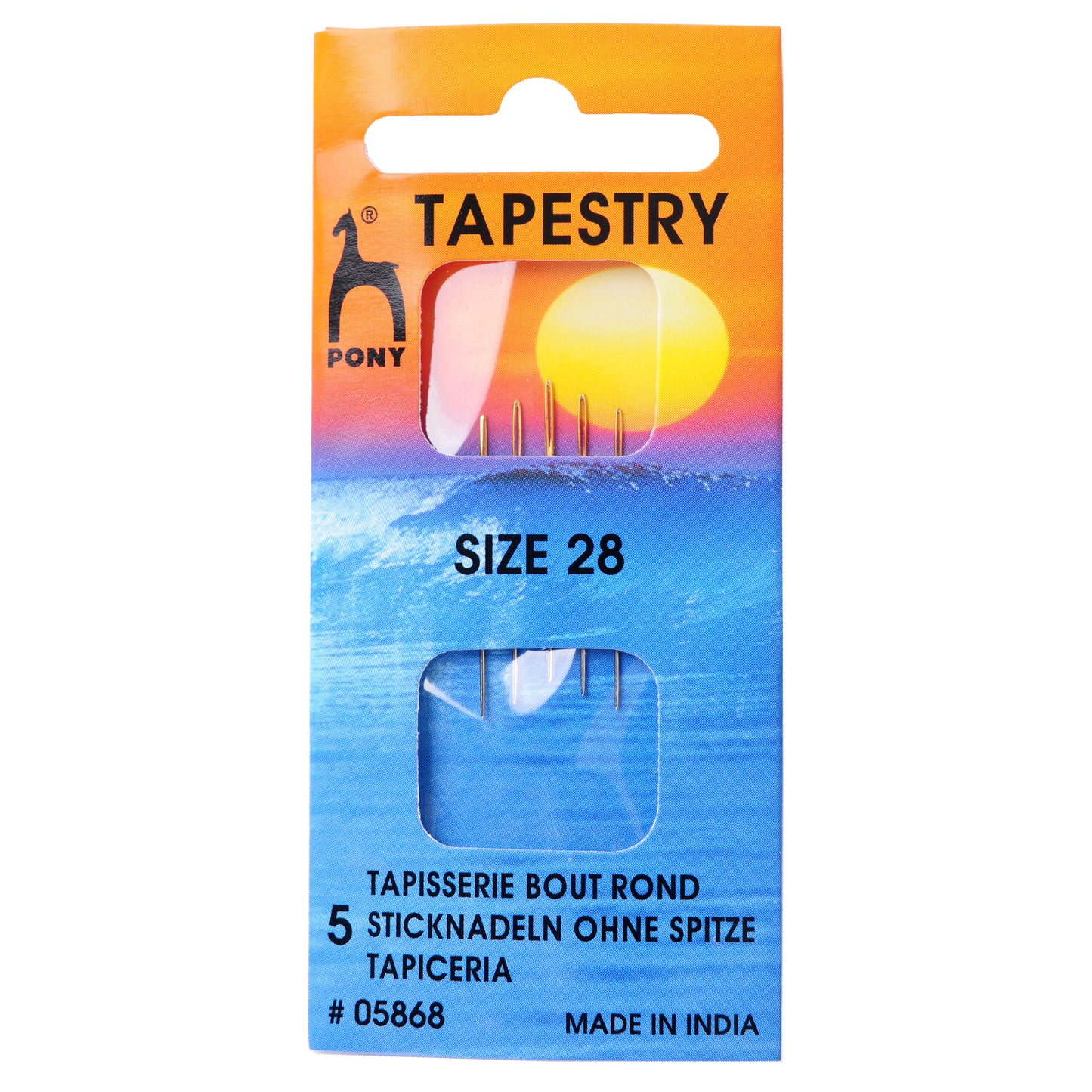 TAPESTRY NEEDLES - Size 28 - Pack of 5