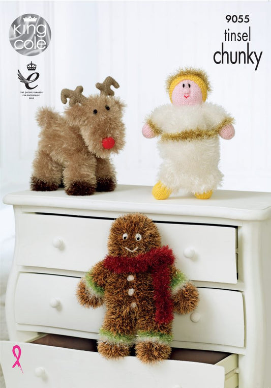 Knitting Pattern 9055 - Tinsel Chunky Christmas