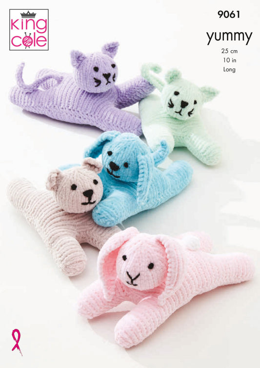 Knitting Pattern 9061 - Laying Toys: Knitted in Yummy Chunky