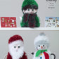 Knitting Pattern 9118 - Christmas Tea Cosies Knitted in Tinsel Chunky & Dollymix DK