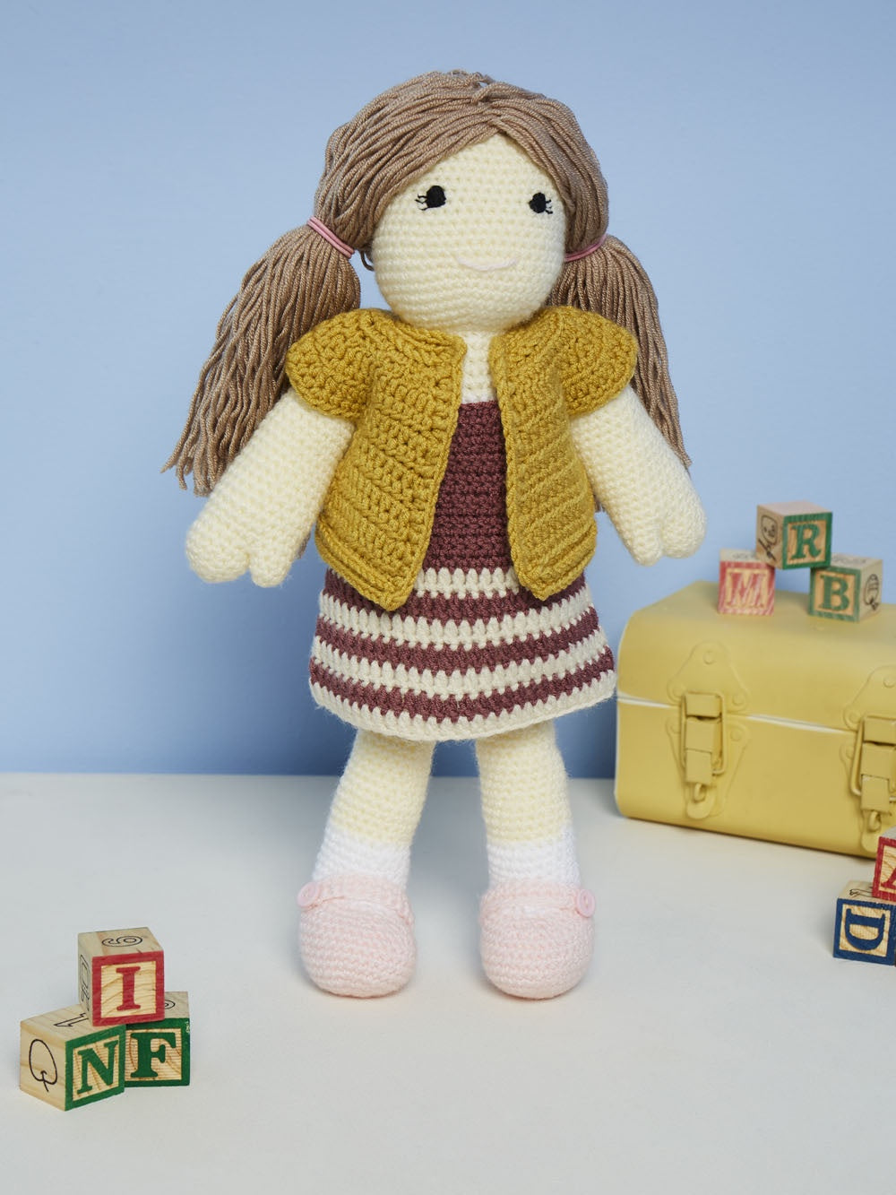 Crochet Pattern 9667 - Crochet Jessie the Doll in Special DK, Bellissima, & Batik
