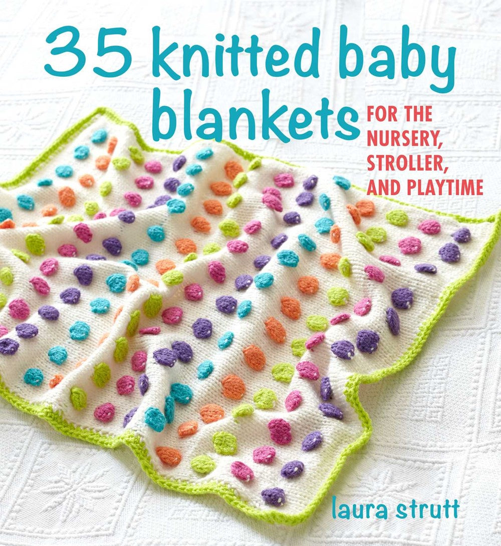 35 KNITTED BABY BLANKETS - For The Nursery, Stroller & Playtime