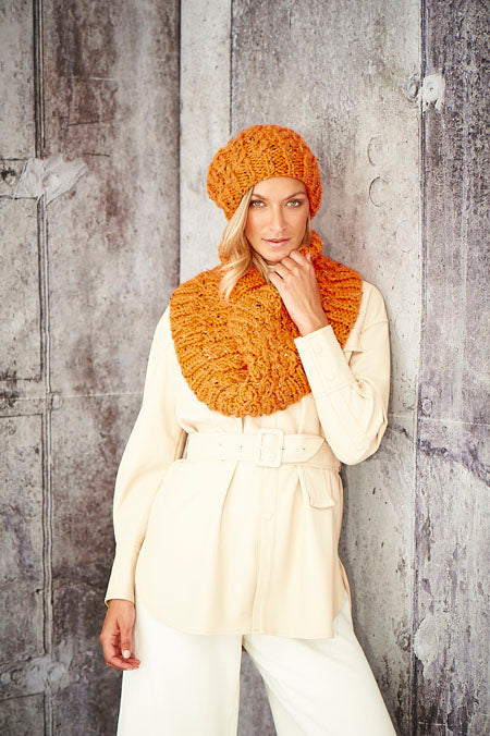 Knitting Pattern 9805 - Ladies Accessories in Special XL Tweed