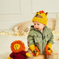 Knitting Pattern 9868 - Rory the Lion Toy, Hat & Mittens in Bellissima, Special DK