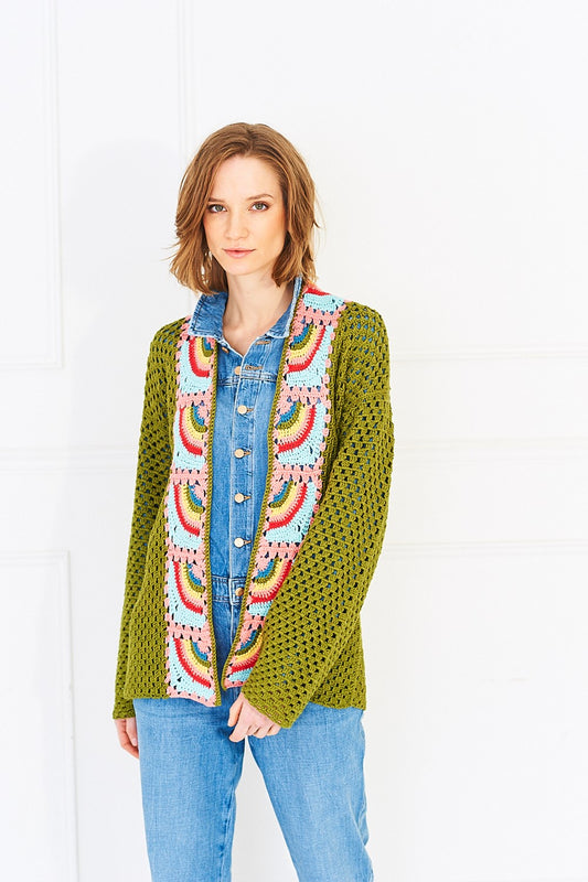 Crochet Pattern 9994 - Jackets in Bamboo + Cotton
