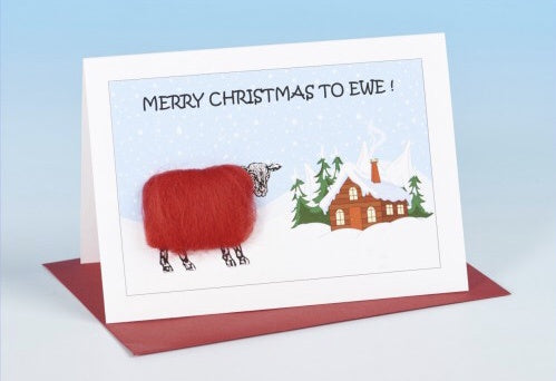 CHRISTMAS CARD - MERRY CHRISTMAS TO EWE