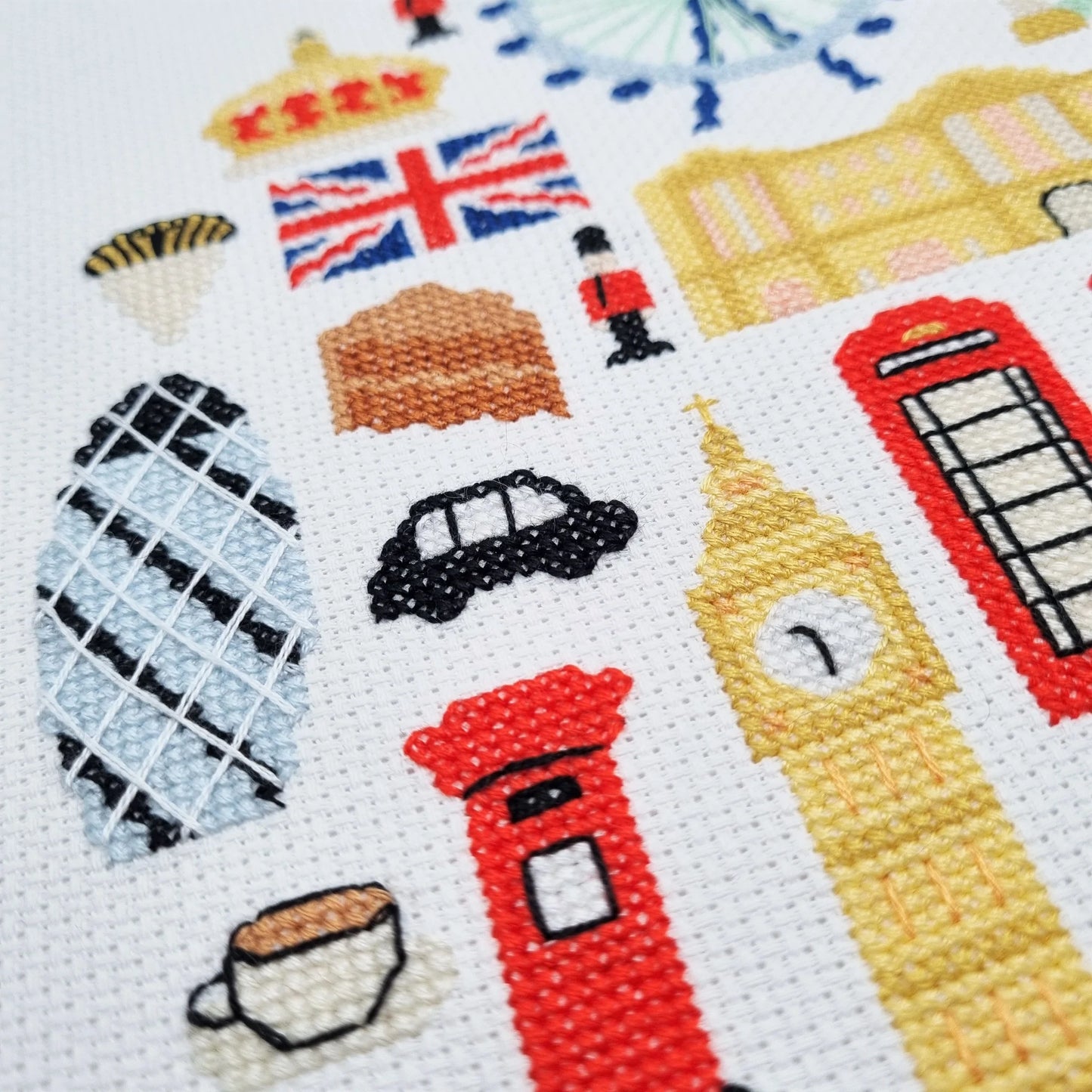 CROSS STITCH KIT - BRITISH SAMPLER