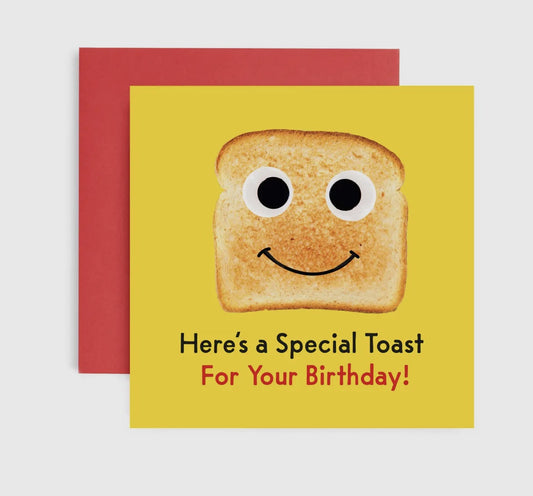 Here’s a Special Toast - Birthday Card
