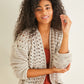 PATTERN 10245 - PEACOCK STITCH CROCHET CARDIGAN - COUNTRY CLASSIC 4 PLY