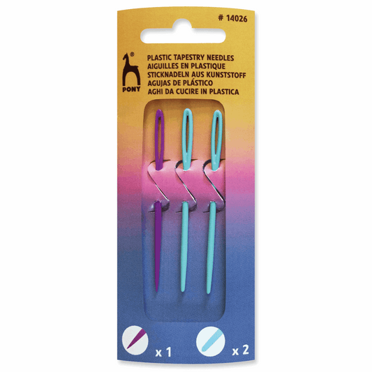 PLASTIC TAPESTRY NEEDLES - 3 pcs