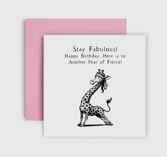 Stay Fabulous! - Birthday Card