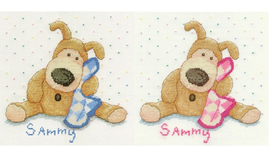 COUNTED CROSS STITCH KIT - BOOFLE - HELLO BABY